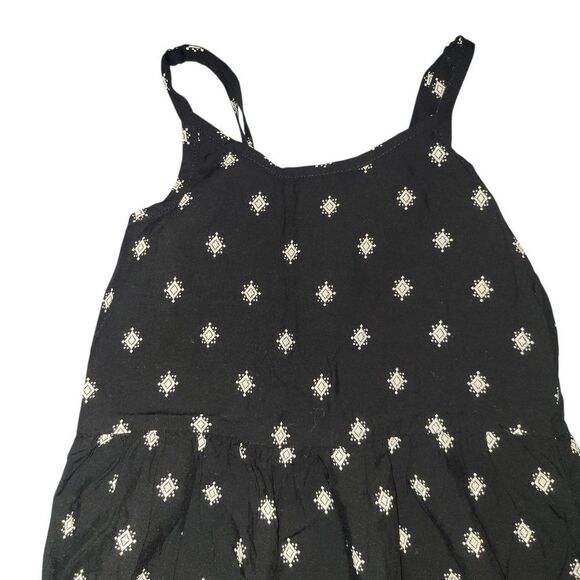 Old Navy Black and Cream Sleeveless Sundress - Picture 2 of 6